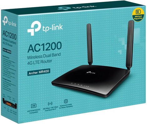 TP-LINK Archer MR400 WLAN router Beépített modem: LTE 2.4 GHz, 5 GHz 2. kép