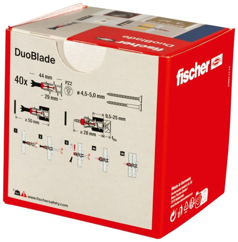 Fischer DUOBLADE LD Gipszkarton tipli 44 mm 545677 40 db 3. kép