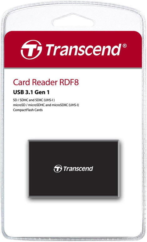 Transcend TS-RDF8K2 Külső memóriakártya olvasó USB 3.1 (1. generáció) 2. kép