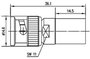 BNC csatlakozó Dugó, egyenes 50 Ω Telegärtner J01000A0061 1 db 2. bélyegkép