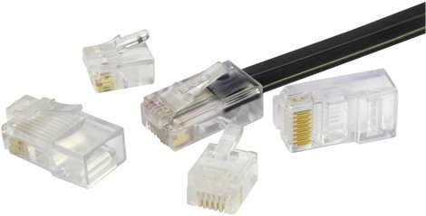 RJ45 moduláris csatlakozó dugó, egyenes, 8P8C, BEL Stewart Connectors 937-SP-3088 2. kép