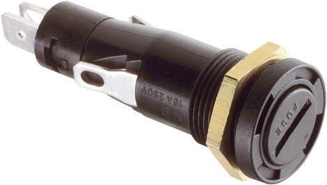 Csavaros biztosítéktartó 6x32mm