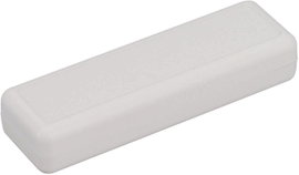 Kézi műszerdoboz ABS műanyag 129 x 40 x 24 mm, szürke, Strapubox 6090