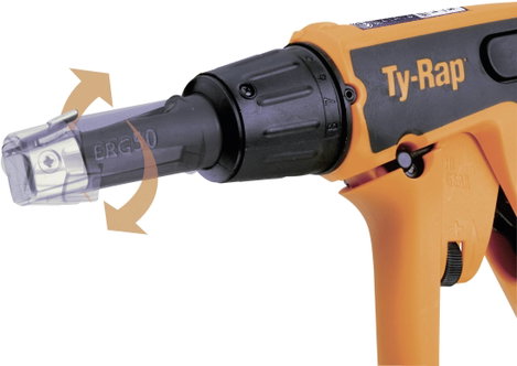 Ergonomikus kézi szerszám műanyag kábelkötözőkhöz 2,4 - 4,8 mm ERG50 ABB 3. kép