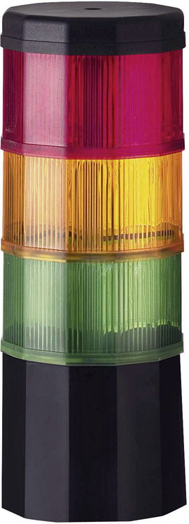LED-es jelzőoszlop 24V/DC piros/sárga/zöld, Werma Signaltechnik 696.009.75 KombiSIGN 71