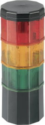 LED-es jelzőoszlop 24V/DC piros/sárga/zöld, Werma Signaltechnik 696.009.75 KombiSIGN 71 2. bélyegkép