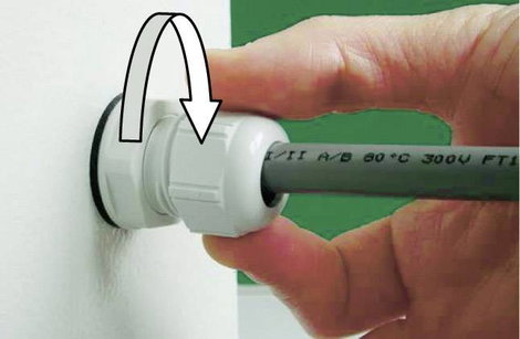 SKINTOP® CLICK tömszelence LappKabel L3112687 7 - 13 mm, M20, VDE / EN 50262, szürke (ral 7035), CLI 6. kép