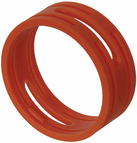 Kábeljelölő gyűrű készlet 10db piros színű Neutrik XXR-SET-2