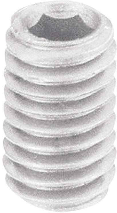 Toolcraft belső kulcsnyílású műanyag hernyócsavar, M5 x 5 mm, DIN 913, 10 db 830369