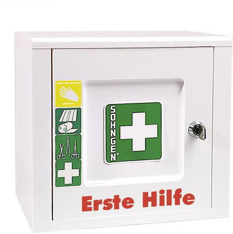 Elsősegély szekrény, kötszer szekrény Söhngen 50 01 024 Piccolo NORM DIN 13 157 2. kép