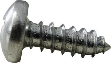 Lencsefejű lemezcsavar, horganyzott acél, DIN 7981 C, 4,8 x 9,5 mm