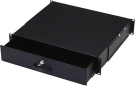 Dokumentum tálca, szürke, 2 ME, Digitus DN-19 KEY-2U-SW