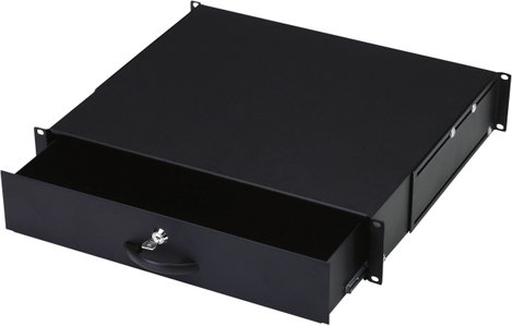 Dokumentum tálca, szürke, 2 ME, Digitus DN-19 KEY-2U-SW