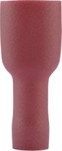 Lapos csúszósaru hüvely 4,8 x 0,5 mm, szigetelt, piros, Vogt Verbindungstechnik 396105 bélyegkép