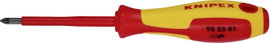 VDE kereszt csavarhúzó 187 mm, PZ 1, Knipex 98 25 01