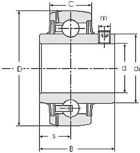 FES CSAPÁGY UC210 / YAR210 / GYE 50 KRRB 3. kép