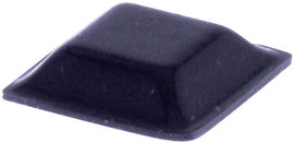 Öntapadós műszerláb, TOOLCRAFT PD2127SW, 12,7 x 12,7 x 3,1 mm, fekete