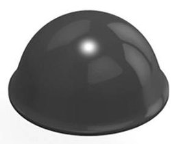 Műszerláb, fekete, kerek Ø 16 x 7,9 mm, 3M 7000001887