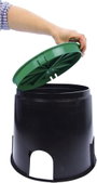 Földbe ásható kábelvédő doboz 250/315 mm Heitronic 21035 4. bélyegkép