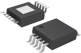 Lineáris IC MCP4728-E/UN MSOP-10 Microchip Technology, kivitel: DAC 12BIT W/I2C