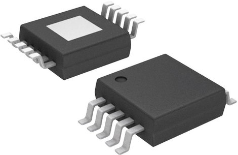Lineáris IC MCP4728-E/UN MSOP-10 Microchip Technology, kivitel: DAC 12BIT W/I2C