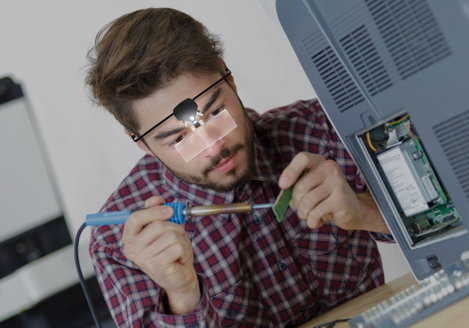 Nagyítós szemüveg LED-es világítással 1,5x, 2,5x, 3,5x, Toolcraft TO-5137812 3. kép