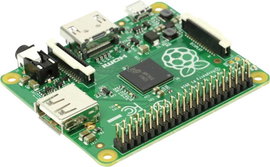 Raspberry Pi® Model A+ 256 MB operációs rendszer nélküli programozó építőkészlet