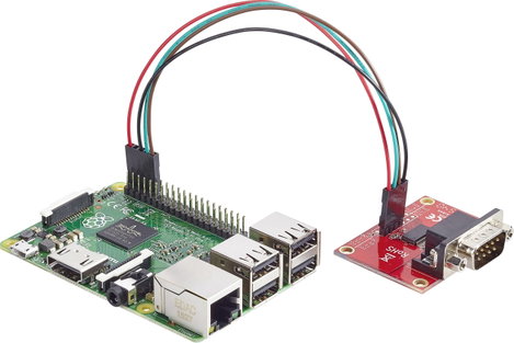 Kiegészítő RS232 panel, Raspberry Pi, renkforce 2. kép