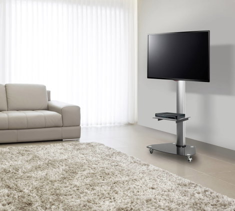 Dönthető TV tartó gurulós kocsi 81,3 - 139,7 cm 32 - 55 SpeaKa Professional 3. kép