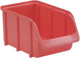 Üres csavartartó doboz 240 x 145 x 125 mm, piros színű Alutech 673100