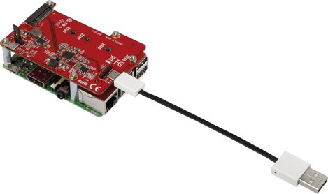 M.2 SATA SSD bővítő panel Raspberry Pi-hez 2. kép