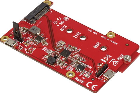 M.2 SATA SSD bővítő panel Raspberry Pi-hez 3. kép