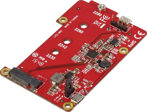 M.2 SATA SSD bővítő panel Raspberry Pi-hez 4. kép