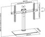 TV tartó állvány 81,3 - 139,7 cm 32 - 55 SpeaKa Professional SP-TT-05 17. bélyegkép