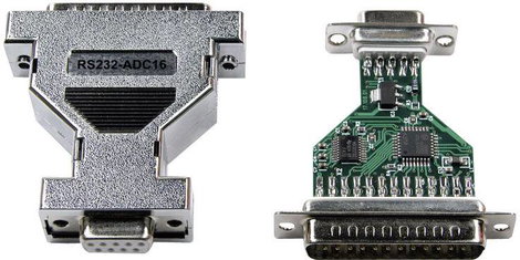 Analóg-digitális átalakító, RS232, ház típus: DSUB ház, 9/25 pólusú , kivitel: RS232/DSUB, Taskit RS
