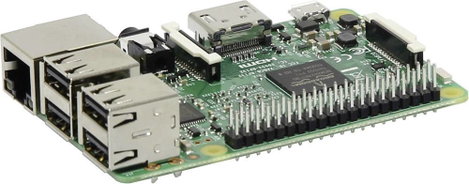 Raspberry Pi® 3 B modell 1 GB 4x 1,2 GHz, operációs rendszer nélkül