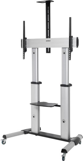 Gurulós TV tartó állvány, TV kocsi, dönthető, 152,4 - 254 cm (60-100), SpeaKa Professional PREM-LINE