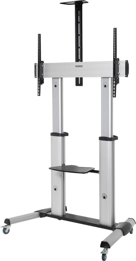 Gurulós TV tartó állvány, TV kocsi, dönthető, 152,4 - 254 cm (60-100), SpeaKa Professional PREM-LINE