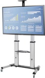 Gurulós TV tartó állvány, TV kocsi, dönthető, 152,4 - 254 cm (60-100), SpeaKa Professional PREM-LINE 2. bélyegkép