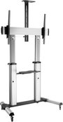 Gurulós TV tartó állvány, TV kocsi, dönthető, 152,4 - 254 cm (60-100), SpeaKa Professional PREM-LINE 4. bélyegkép