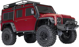 Traxxas Landrover Defender Brushed RC modellautó Elektro Crawler 4WD RtR 2,4 GHz