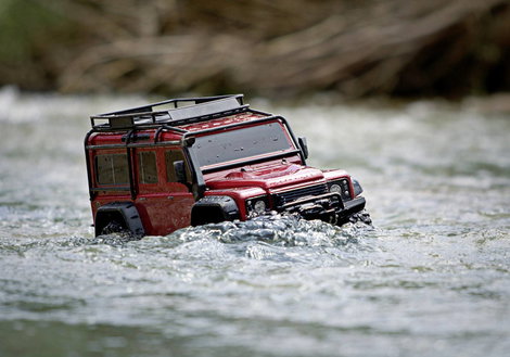 Traxxas Landrover Defender Brushed RC modellautó Elektro Crawler 4WD RtR 2,4 GHz 3. kép