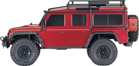 Traxxas Landrover Defender Brushed RC modellautó Elektro Crawler 4WD RtR 2,4 GHz 7. kép
