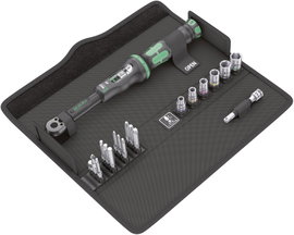 Racsnis nyomatékkulcs készlet 1/4 (6.3 mm) 2.5 - 25 Nm, Wera Click-Torque A 6 Set 1 05130110001
