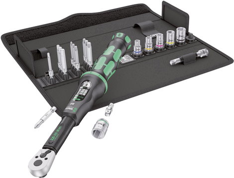 Racsnis nyomatékkulcs készlet 1/4 (6.3 mm) 2.5 - 25 Nm, Wera Click-Torque A 6 Set 1 05130110001 2. kép