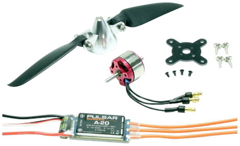 C2343 Repülőmodell brushless meghajtás készlet Alkalmas: Pichler Thermus