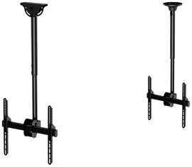Neomounts NM-C440BLACK TV mennyezeti tartó 81,3 cm (32) - 152,4 cm (60) Dönthető + forgatható