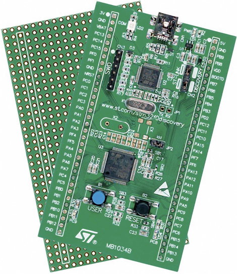 Fejlesztő készlet STM32 F0 sorozathoz STM32F051 MCU-val, STMicroelectronics STM32F0DISCOVERY
