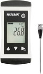 VOLTCRAFT PTM 100 + TPT-207 Hőmérséklet mérőműszer -200 - 450 °C Érzékelő típus Pt1000 IP65 bélyegkép