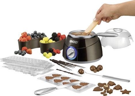 Csoki fondü készítő, 250 ml, barna/ezüst, Unold 48667 3. kép